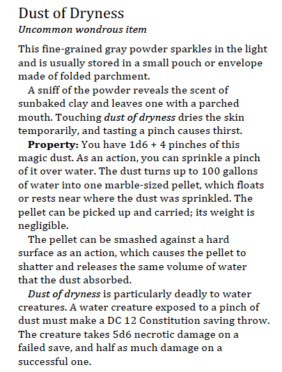 Excerpt from the latest D&D Next playtest packet.
